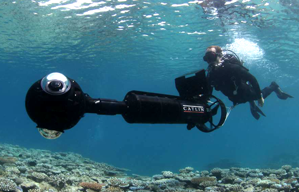 Google Street View under vatten